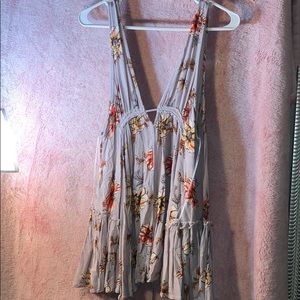 Lavender floral dress